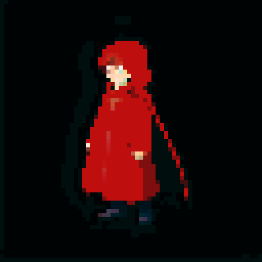 boy in red cloak
