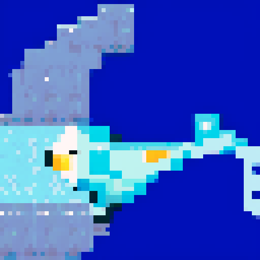 water Leaper face light background