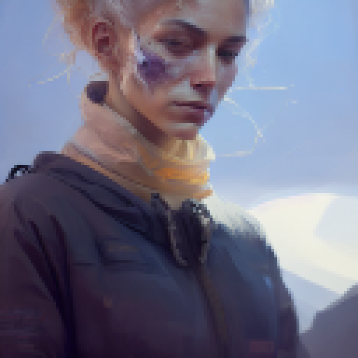 "Create a hyper realistic portrait of me, with intricate details of every wrinkle and pore, using a mix of charcoal and oil paints to capture the gritty texture of my skin and the softness of my hair."