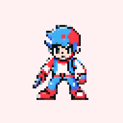 pixel art with a white background and a contour for the shape