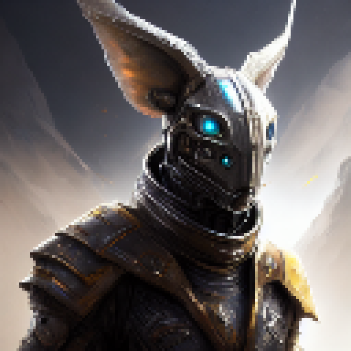 Zippered, armored warrior with intense eyes and a gleaming sword in hand, confronting an imposing fortress nestled in a magical, mythic realm, rendered in a dynamic, high-fantasy RPG aesthetic.