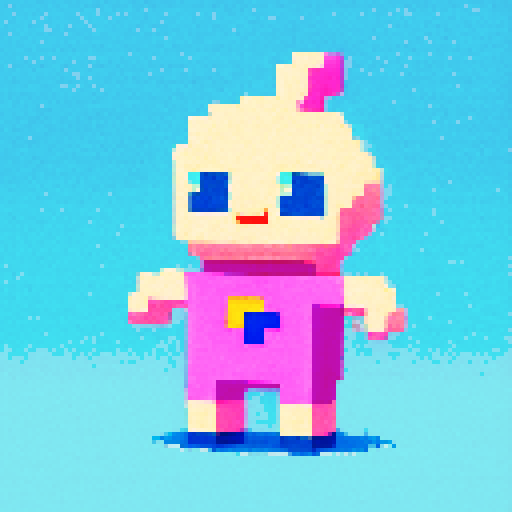 Cartoon soda pop character