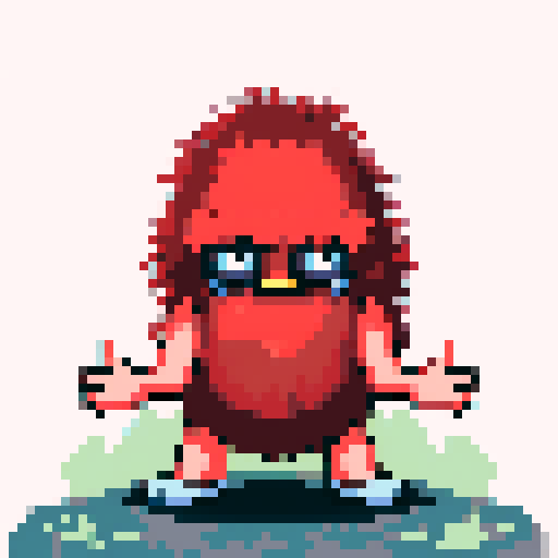 Furry, fuzzy creature called a gonk