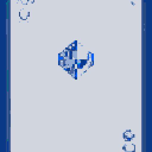 Create a Blue Sapphire gem in the center of the card