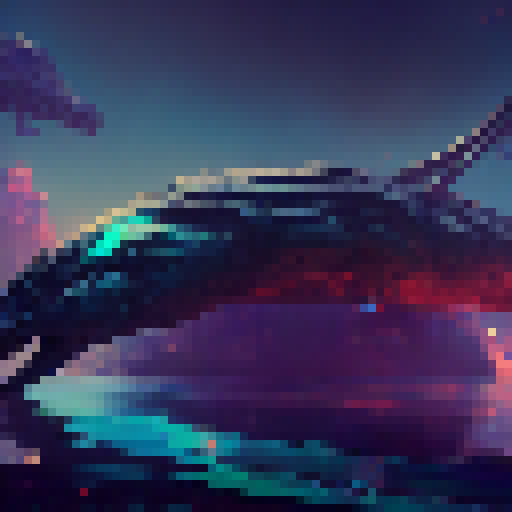 a dinosaur that is sitting in the water, cyberpunk art, inspired by Dan Mumford, art deco outrun anime aesthestic, trex, style hybrid mix of beeple, fantasy art behance, 3 0, ultra detailed-i, hotline miami, lowres, godzilla portrait, official fanart behance hd