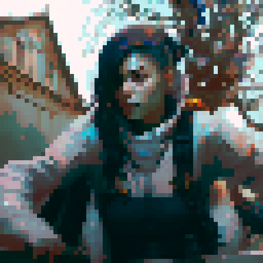 crazy colors, potrait style, selfie