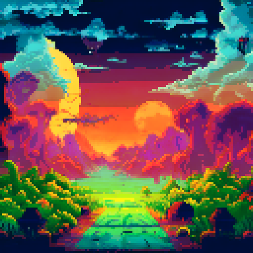 a series of spooky backgrounds featuring graveyard, mist, lantern, trees, moon, clouds