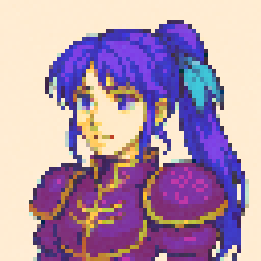 Fire emblem character wearing intricate armor