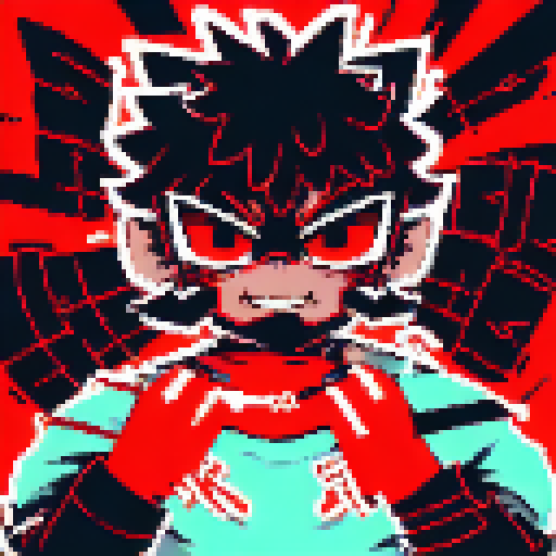 Shadowy rogue lurking in the neon-lit alleyway, sporting Yo-Hokki Style clothing and wielding a blade, ready to strike at any moment.