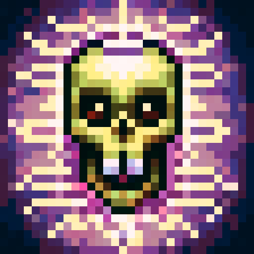 bold, fierce, and cute skeleton