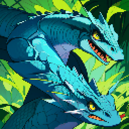 The Basilisk was a giant serpent with blue and white skin, also known as the King of Serpents. It was a magical beast that was usually bred by Dark wizards. Herpo the Foul was the first to breed a Basilisk. Herpo accomplished this by hatching a chicken egg beneath a toad which resulted in the creature known as a Basilisk. 