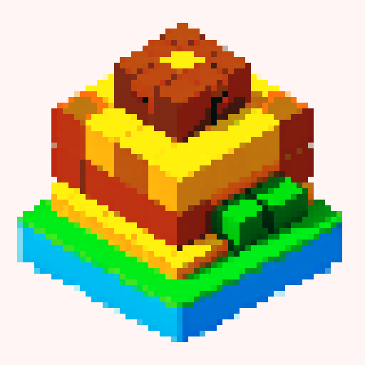 isometric image of a national beehive