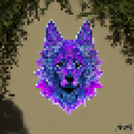 {modern artist} type drawing of a {dog type} dna sticker and hexagonal ornate psychadelic vibrant color, haze, glow, portra 400, organic, concrete - @rezdIgItal (fast) - @rezdIgItal (fast)
