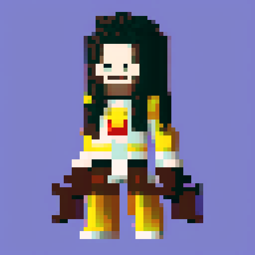 A character in the style of kimdomg hearts, male, with long hair and sinuous white armor encrusted with stones, the image has to be for a sprite from a unity game