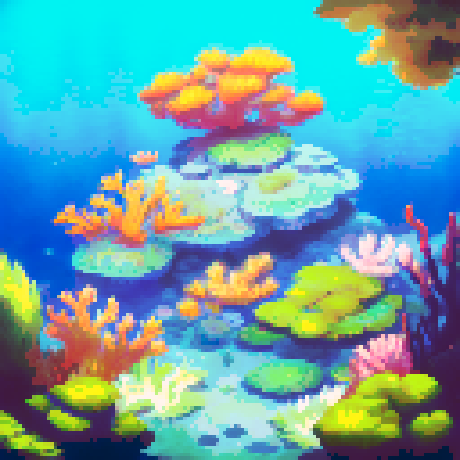 a coral reef