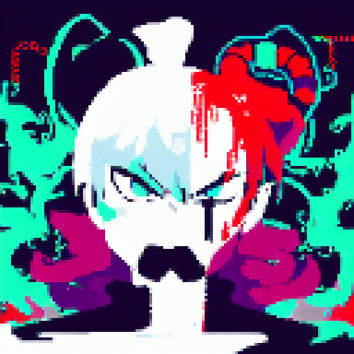 cyberpunk warrior, katana on back, vivid colors