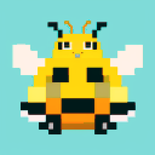 antropomorphic bee character