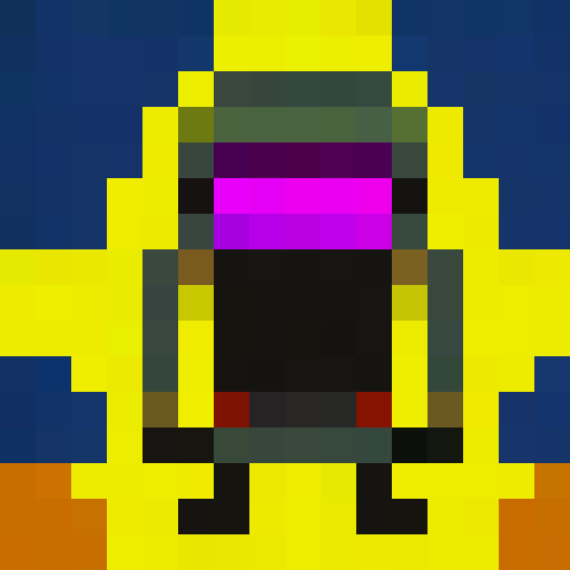 Bounty hunter with laser eye