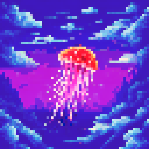 jellyfish in space
