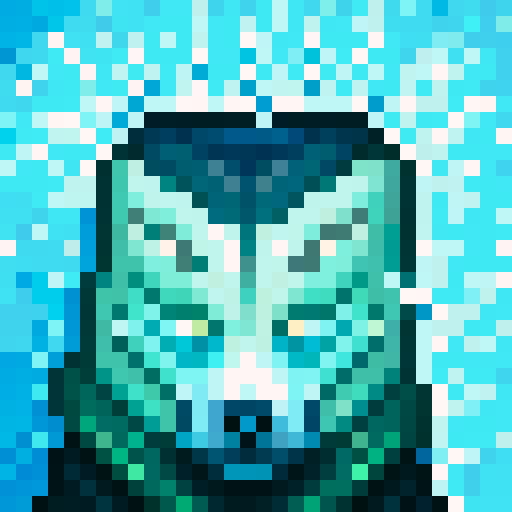 wolf avatar, portrait, glowing eyes, sexy