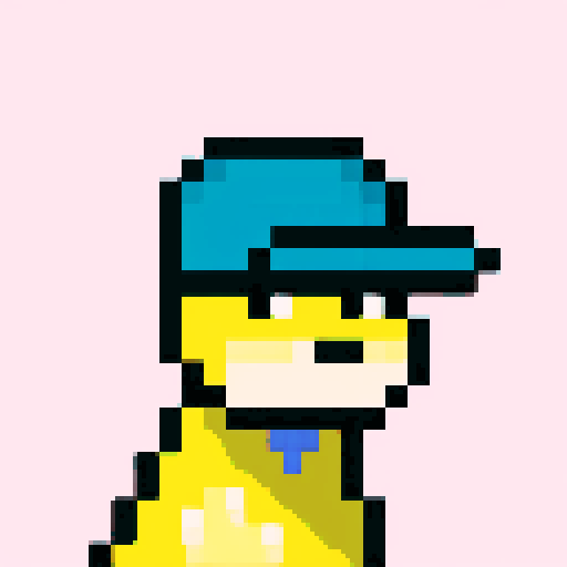 pixelated dog with microphone, studio setup, vibrant colors, retro aesthetic, 8-bit style, dynamic lighting, neon accents, geometric shapes, pixel art, sRGB