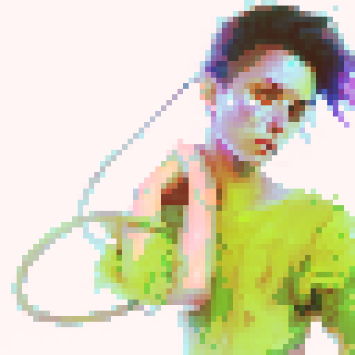 Sleek, fluid, and vibrant. A kaleidoscope of colors, iridescent scales, and mesmerizing patterns.  Slithering through a lush jungle, the snake coils around a branch, its forked tongue tasting the air as it prepares to strike at its prey.