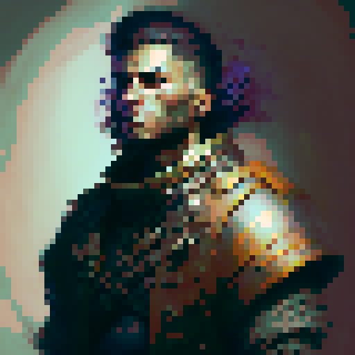 Bald, muscular barbarian with a stoic expression, no background, holding a two-handed sword and wearing a loincloth in a traditional fantasy RPG art style.