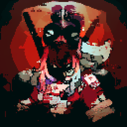 pixel art, character portrait, vibrant colors, flowing hair, detailed shading, intricate linework, soft shading, textured background