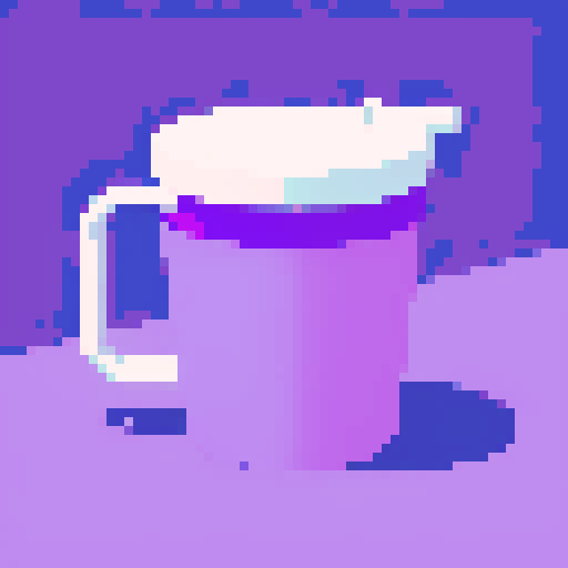 I want a tile set for my game where the level's theme is based on lean which is the purple drink that rappers put in white styrofoam cups. 