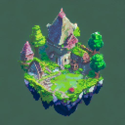 a background layer for my pixel art game called Grim Vampire Hunters, picturing a dark silhouette of a castle atop a mountain, overseeing dark woods, pixel art, foggy, mysterious, landscape portrait