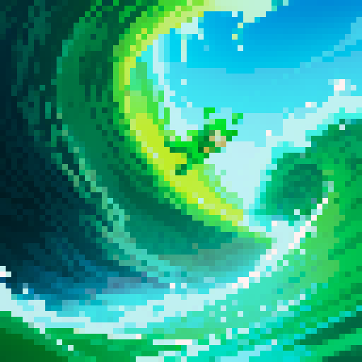 tidal wave of slime, slime wave, gelatinous slime