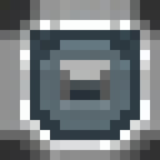 simple, old rusty gear centered on a white background