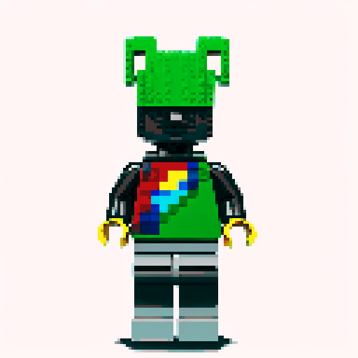 lego pixel, vibrant colors, blocky shapes, small plastic bricks, isometric perspective, retro video game, low resolution, 8-bit graphics, sharp edges, square grid, limited color palette, nostalgic feel, brick-built characters, iconic lego logo, digital recreation, detailed textures, crisp lines, simplified forms, nostalgic gaming vibes