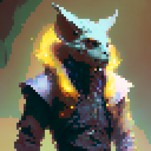 Character portrait facing camera focus on head and shoulders