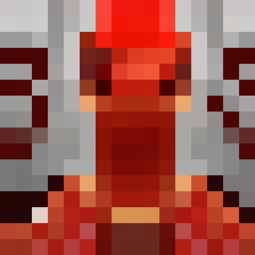 Red ruby gemstone, close up, 16x16 pixel art, vibrant red, glossy texture, faceted edges, sparkling highlights, game icon, portrait style