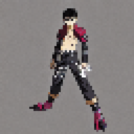 guts from berserk that has blonde hair and 2 scars for eyes 