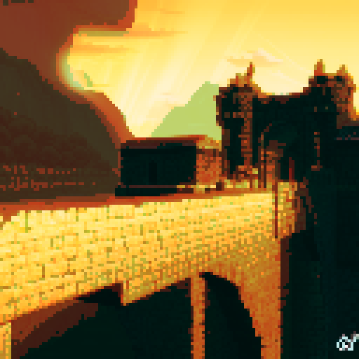 Stone bridge, evening