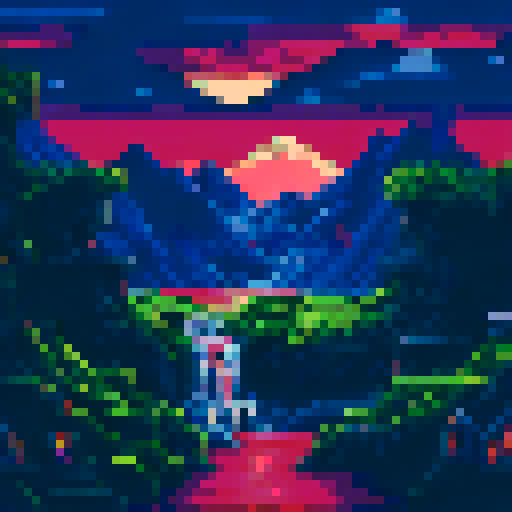 evil mage anime girl, dark and ominous lair, glowing green crystals, swirling mist, flickering candlelight, towering bookshelves filled with ancient tomes, ornate stained glass windows, shadows dancing on the walls, moonlight filtering through, arcane symbols etched on the floor, a hidden entrance behind a waterfall, a secret underground chamber, a landscape of jagged mountains and thunderous storm clouds in the distance