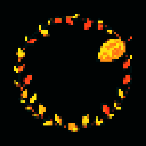 Autumns Falling Leaves On Black Background