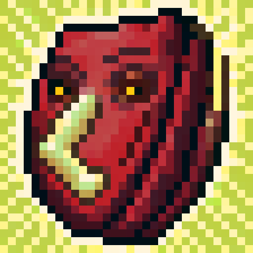 economic icon, yellow background color, coin, game icon, 32x32 pixel art, sRGB, close up, portrait