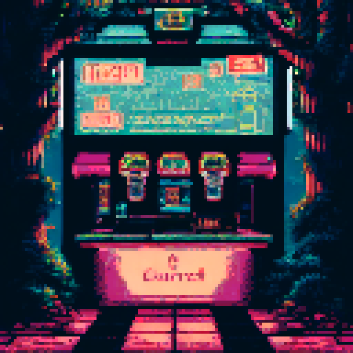 I want you to make a very detailed and big background for a landing page. The page is called Arcade Finance so it has to be of an Arcade and very broad
