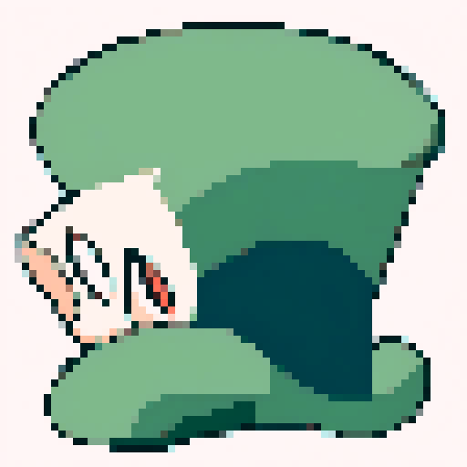 pixel art with a white background and a contour for the shape

