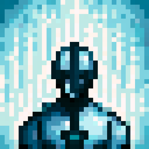 shiny silver armour, game icon, 32x32 pixel art, sRGB, skill art, close up, portrait