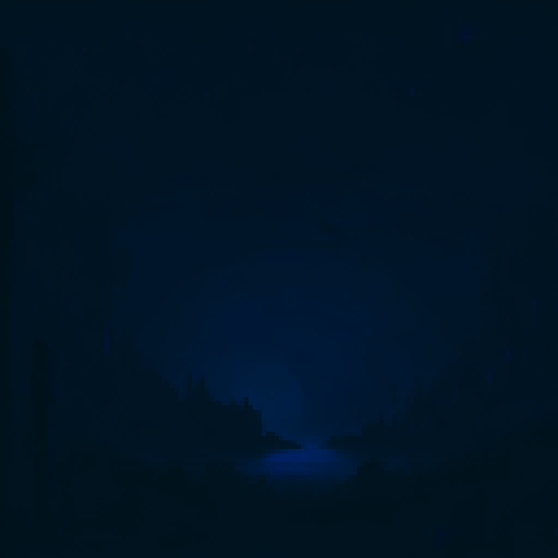Celestial, ethereal, and otherworldly landscape with a vast, infinite, and boundless cosmic background in pixel art, radiating serene and mystic vibes in sRGB