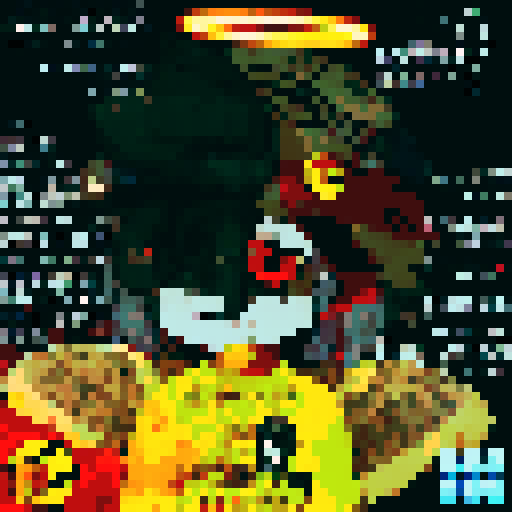 detailed, masterpiece, smooth pixels, reduce noise, character portrait, close up, anime style, pixel art, vibrant colors, flowing hair, expressive eyes, soft skin, intricate clothing, dynamic pose, delicate brushstrokes, glowing background