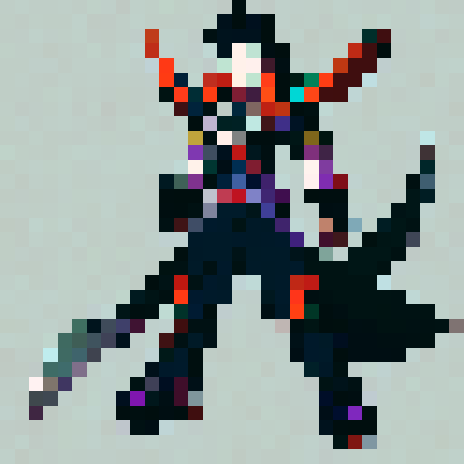 anime style, warrior, fantasy