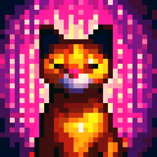 Orange cat portrait , detailed , stripes , full body, 