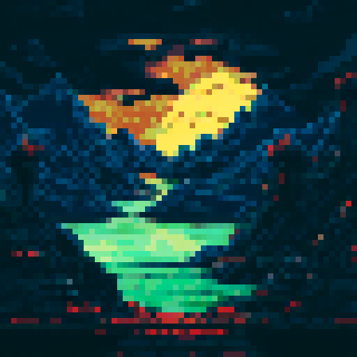 evil mage anime girl, dark and ominous lair, glowing green crystals, swirling mist, flickering candlelight, towering bookshelves filled with ancient tomes, ornate stained glass windows, shadows dancing on the walls, moonlight filtering through, arcane symbols etched on the floor, a hidden entrance behind a waterfall, a secret underground chamber, a landscape of jagged mountains and thunderous storm clouds in the distance