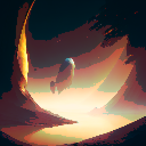 Strange distant planet 