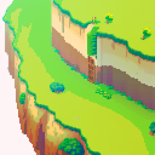 High cliff on the left hand side right hand side is the cliff in the sea in the middle there is a road